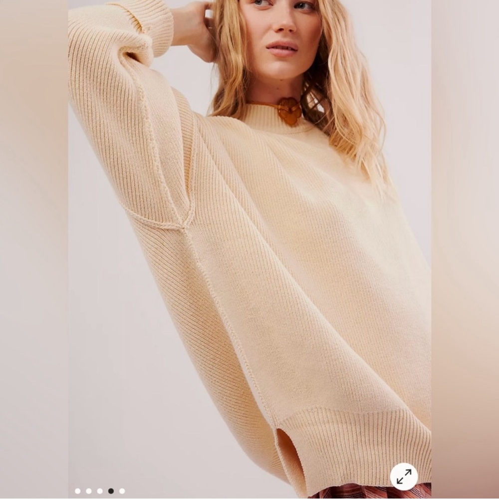 Free People Easy Street Tunic Creme - Picture 4 of 7